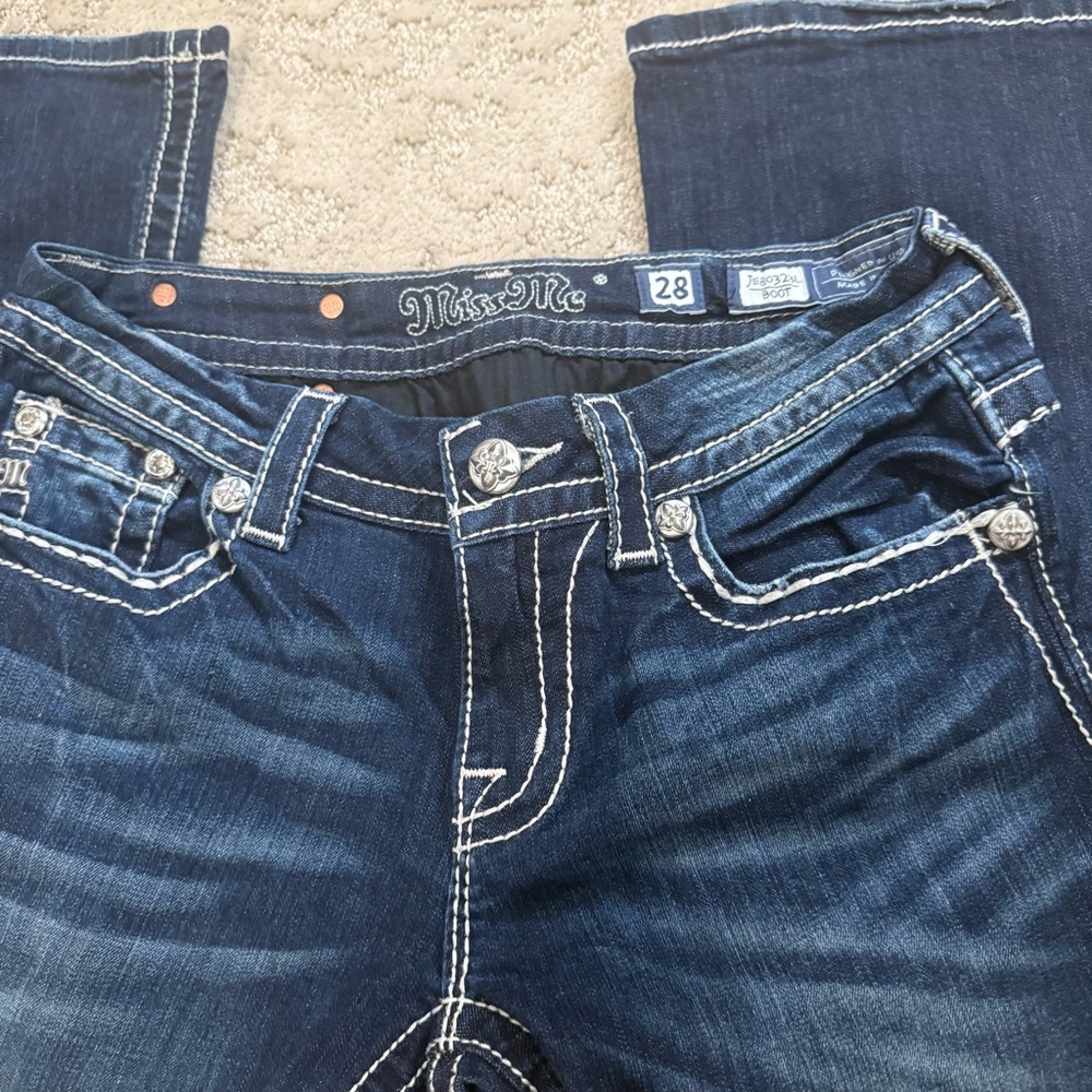 Miss Me Boot Cut Jeans with Embellishments, UGC - Picture 8 of 16